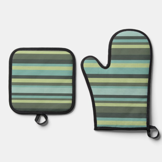 Ofenhandschuh und Topflappen & Topflappen-Set (Vorderseite)