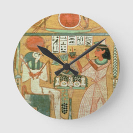 Ofenmut, das Osiris, Stele von Ofenmut von Runde Wanduhr