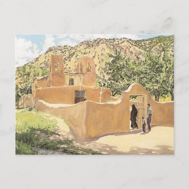 Oferta Para San Esquipula von Walter Ufer Postkarte (Vorderseite)