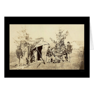 Off Duty Drummer Boys spielen Karten 1862