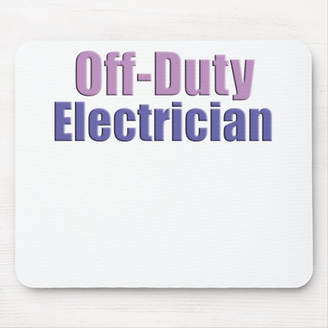 Off Duty Electrical Mousepad (Vorne)