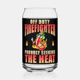 Off-Duty Firefighter-Chili mit Stolz nach Wärme su Dosenglas