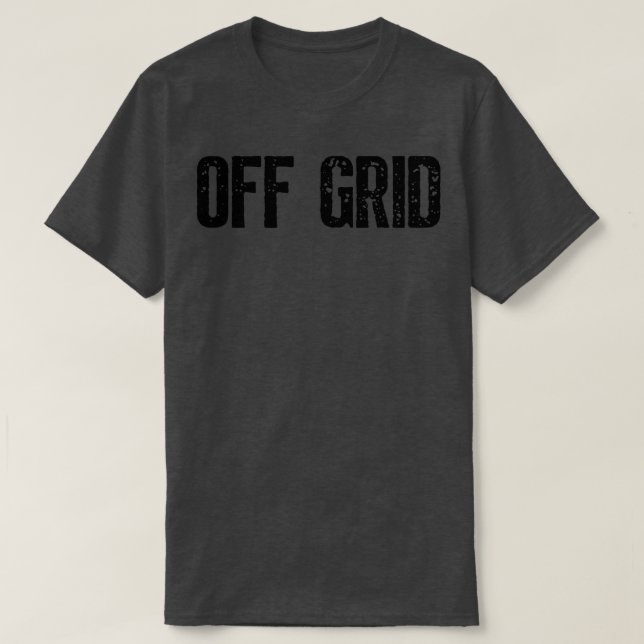 Off Grid Lifestyle T-Shirt (Design vorne)