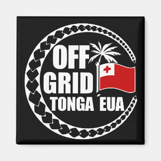Off-Grid Tonga Eua Lebensstil Magnet
