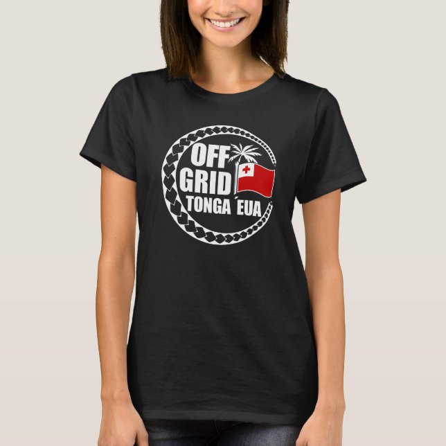 Off Grid Tonga Eua Lifestyle T-Shirt (Vorderseite)