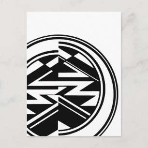 Off Kilter Geometrics Postkarte