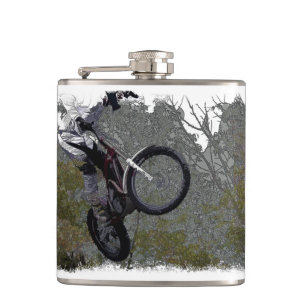 Off-Rading - Motocross Racing Flachmann