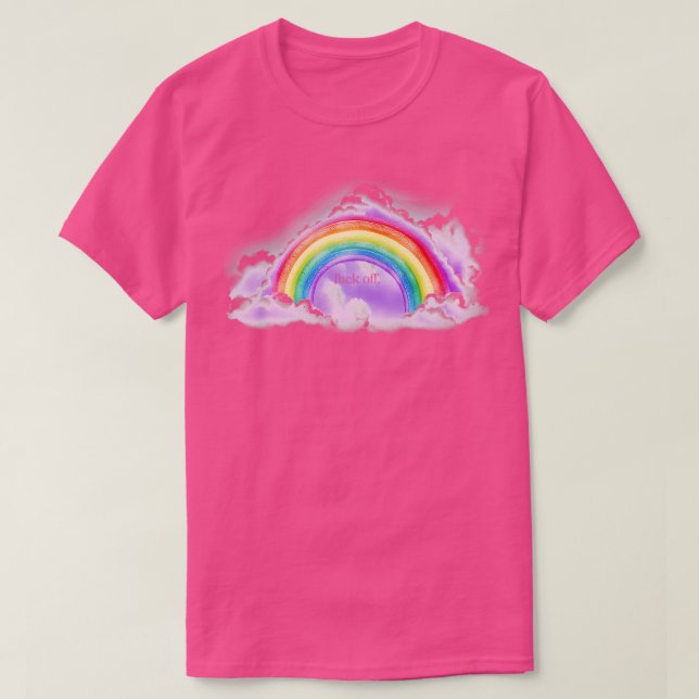 Off Rainbow Ästhetik T-Shirt (Design vorne)