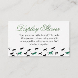 Off to the Altar Horse Racing Bridal Shower Begleitkarte