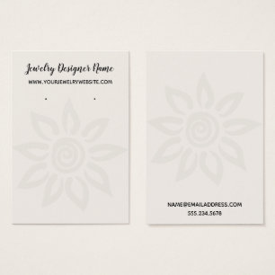 Off-White Graphic Blume 7 Earring Holder Display