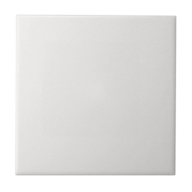 Off-White mit Tiny White Speckle Keramik Tile Fliese (Vorderseite)