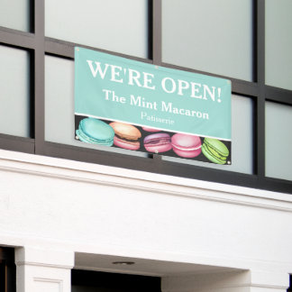 Offen für Unternehmen | Macaron French Patisserie  Banner
