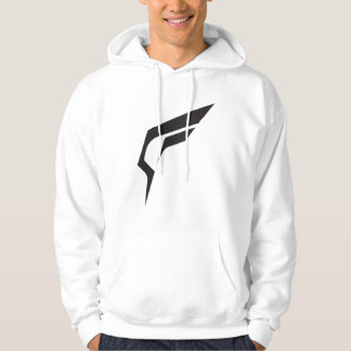 Offen geklatschtes Logo (weiß) Hoodie