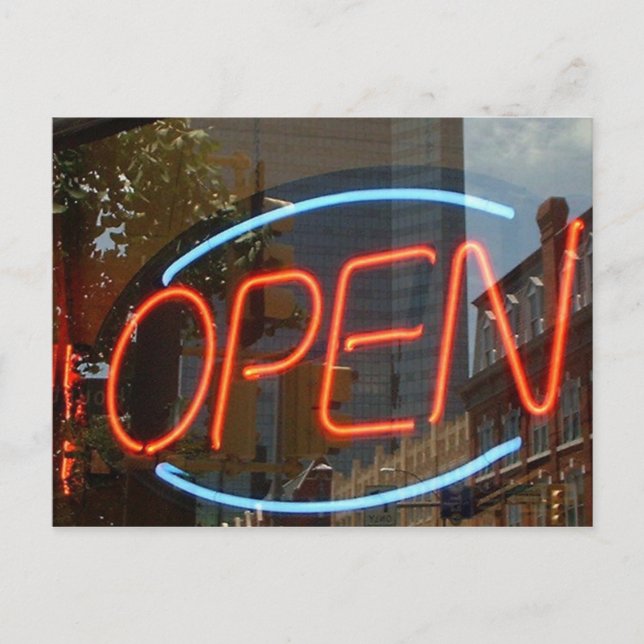 Offen Postkarte (Vorderseite)