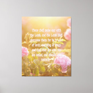 Offenbarung 17:14 Bibel Verse KJV Bild Wand Kunst