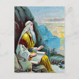 Offenbarung 1 Dinge, die bald nach dem Auto gesche Postkarte