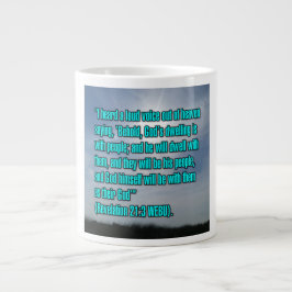 Offenbarung 21:3 WEBU-Tasse Jumbo-Tasse
