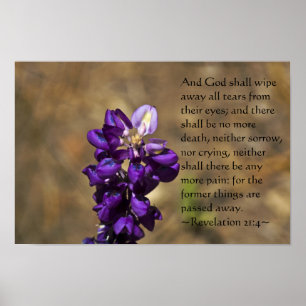 Offenbarung 21:4 poster