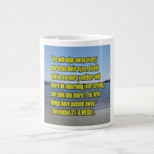 Offenbarung 21:4 WEBU Mug Jumbo-Tasse