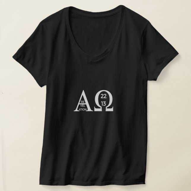 Offenbarung 2213 Alpha Omega T - Shirt Bible Chris (Ablage )