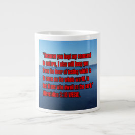 Offenbarung 3:10 WEBU Tasse