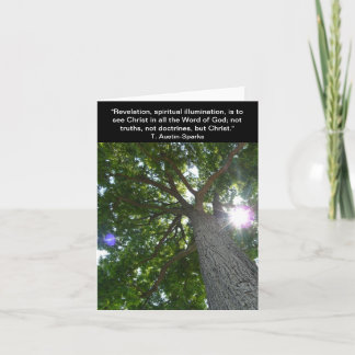 Offenbarung... Mitteilungskarte