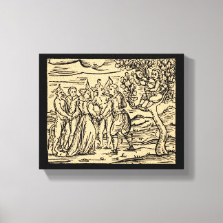 Offenbarung von Satan und Hexen 8x10 Leinwanddruck