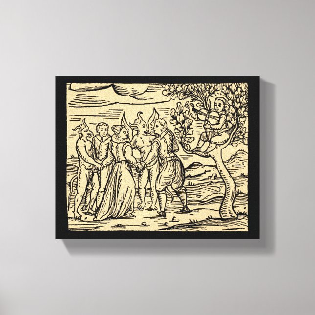 Offenbarung von Satan und Hexen 8x10 Leinwanddruck (Vorderseite)