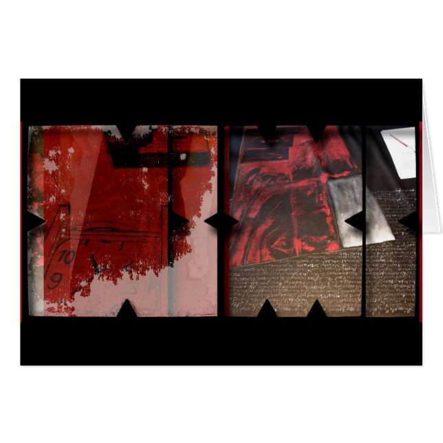 Offene Arbeit über die Open Red 7 Fotomontage (Vorderseite (Horizontal))