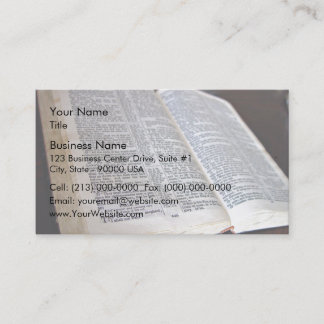 Offene Bibel Visitenkarte