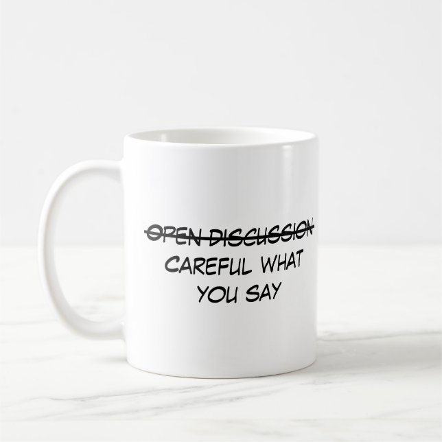 Offene Diskussion Kaffeetasse (Links)