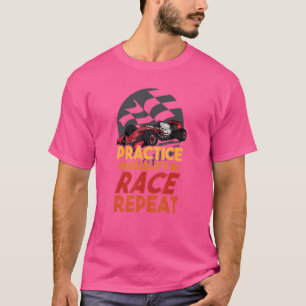 Offene Formel-Rennwagen Übung Qualifizieren Rennen T-Shirt