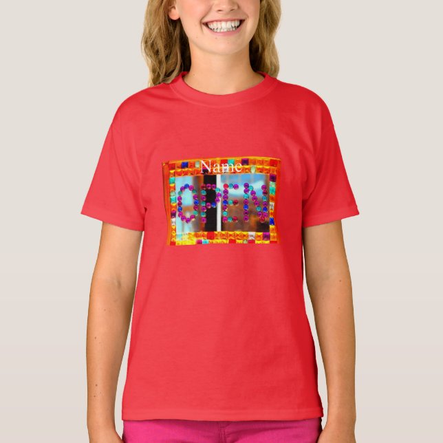 Offene Glasringe T-Shirt (Vorderseite)