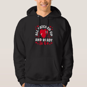 Offene Herzchirurgie Bypass-Bewusstsein Herz Ich H Hoodie