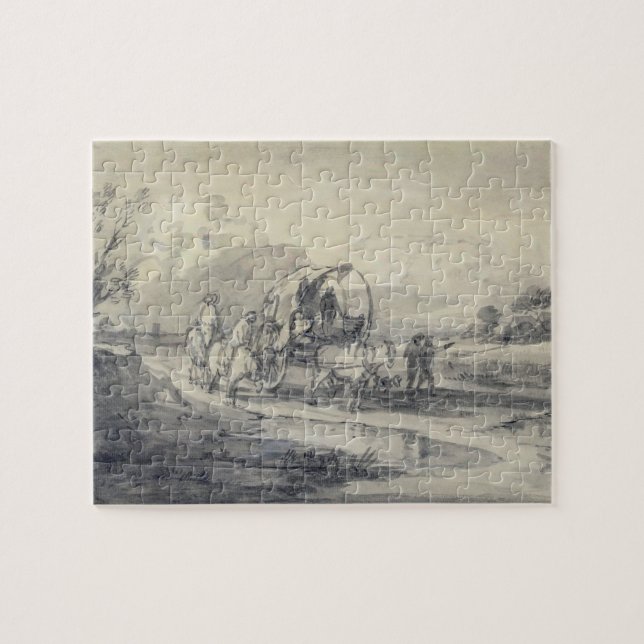 Offene Landschaft Thomas Gainsboroughs | mit Hirt (Horizontal)