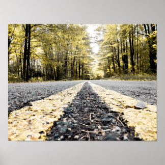 Offene Straße Poster