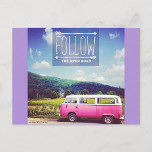 "Offene Straße" Postkarte