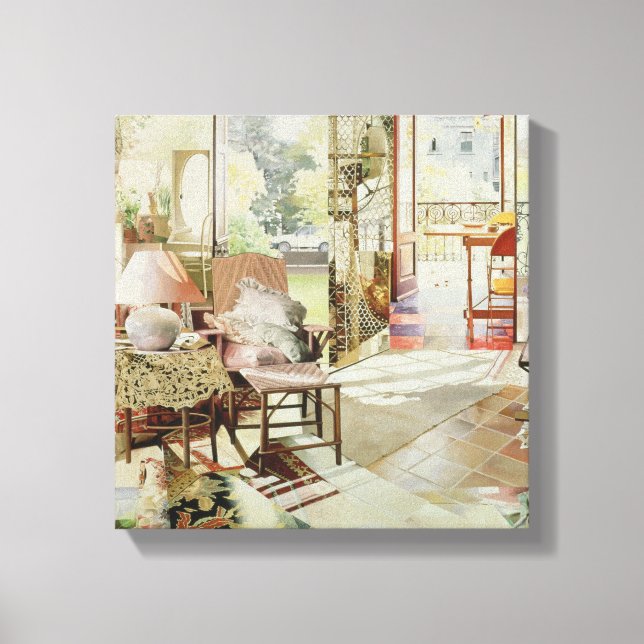 Offene Tür 1987 Leinwanddruck (Vorderseite)