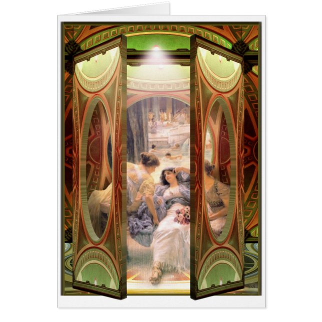 Offene Tür zu den Bädern (Vorne)