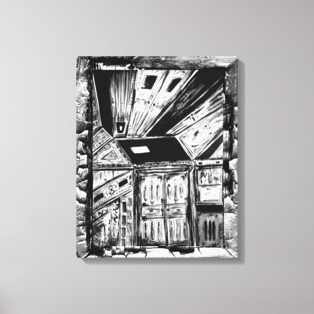 Offene Türen Leinwanddruck (Vorderseite)