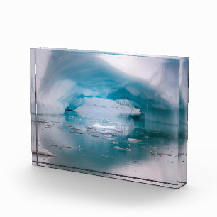 Offener Bogen-Eisberg   Antarktika Fotoblock