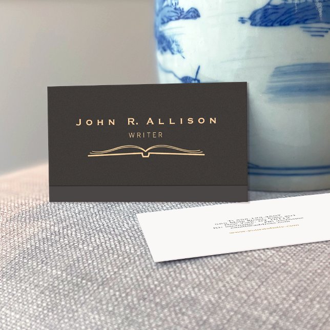 Offenes Buch Bildung und Lehren Visitenkarte (Von Creator hochgeladen)