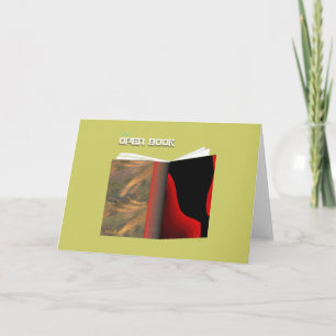 Offenes Buch Karte