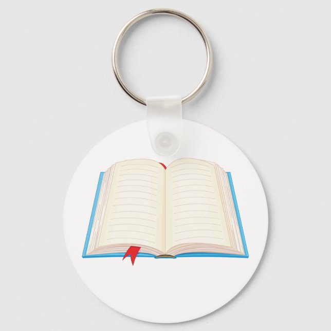 Offenes Buch Schlüsselanhänger (Vorderseite)