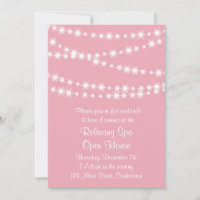 Offenes Haus Pink Twinkellampen