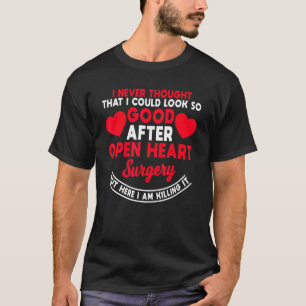 Offenes Herz Operation Quadruple Bypass Coronary A T-Shirt