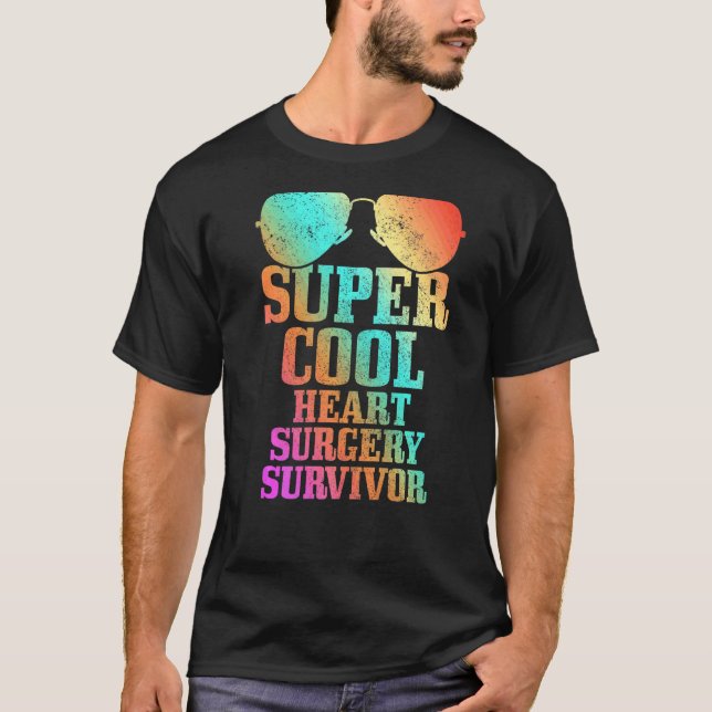 Offenes Herz Operation Transplantation Bypass Erho T-Shirt (Vorderseite)