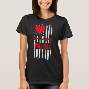 Offenes Herz Operation Warrior Patriotische Transp T-Shirt