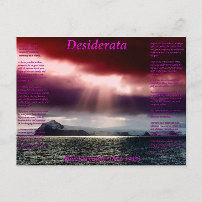 Offenes Meer Postkarte (Vorderseite)