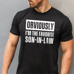 Offensichtlich bin ich der Lieblings-Son-in-Law-Fu T-Shirt